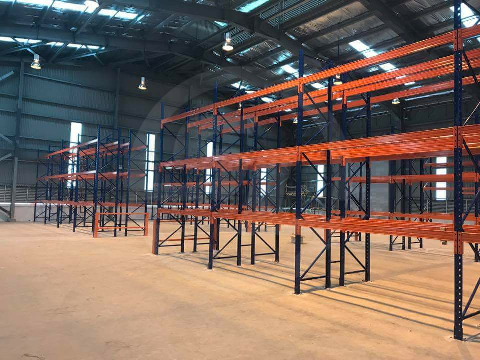 Double Deep Pallet Racking installed by Sunlight Supplies